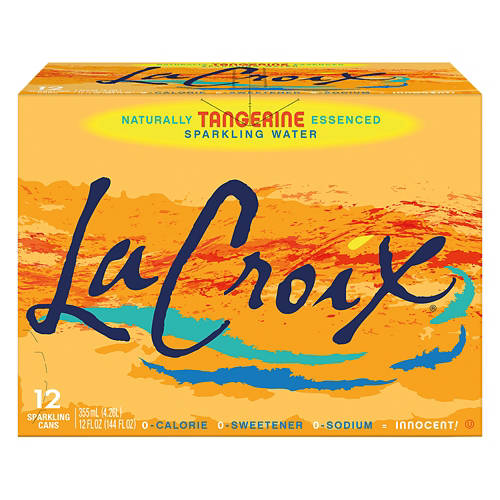 La Croix Tangerine Sparkling Flavored Water- 12 pack, 12 fl oz cans